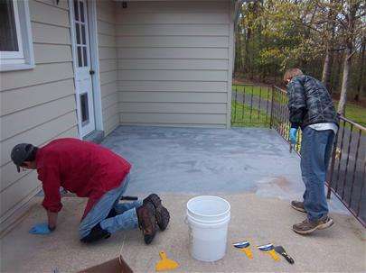 concrete repair work